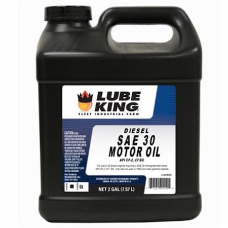Lube King Lube King LU05302G 30W Diesel Engine Oil; 2 Gallon 191650